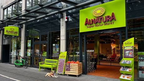 Eingang Alnatura Markt in Köln, Venloerstr 47