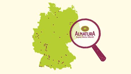 Logo des Alnatura Marktfinders