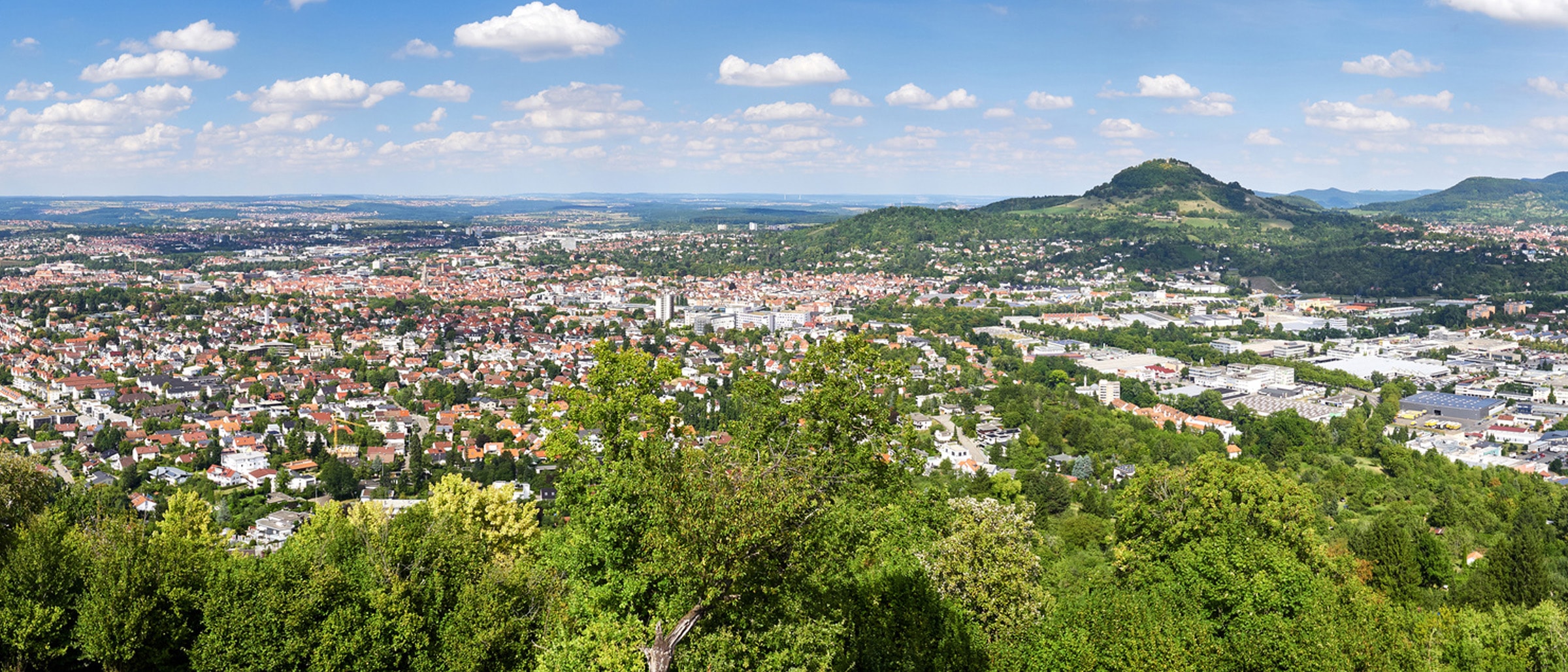 Alnatura Reutlingen: Blick über Reutlingen