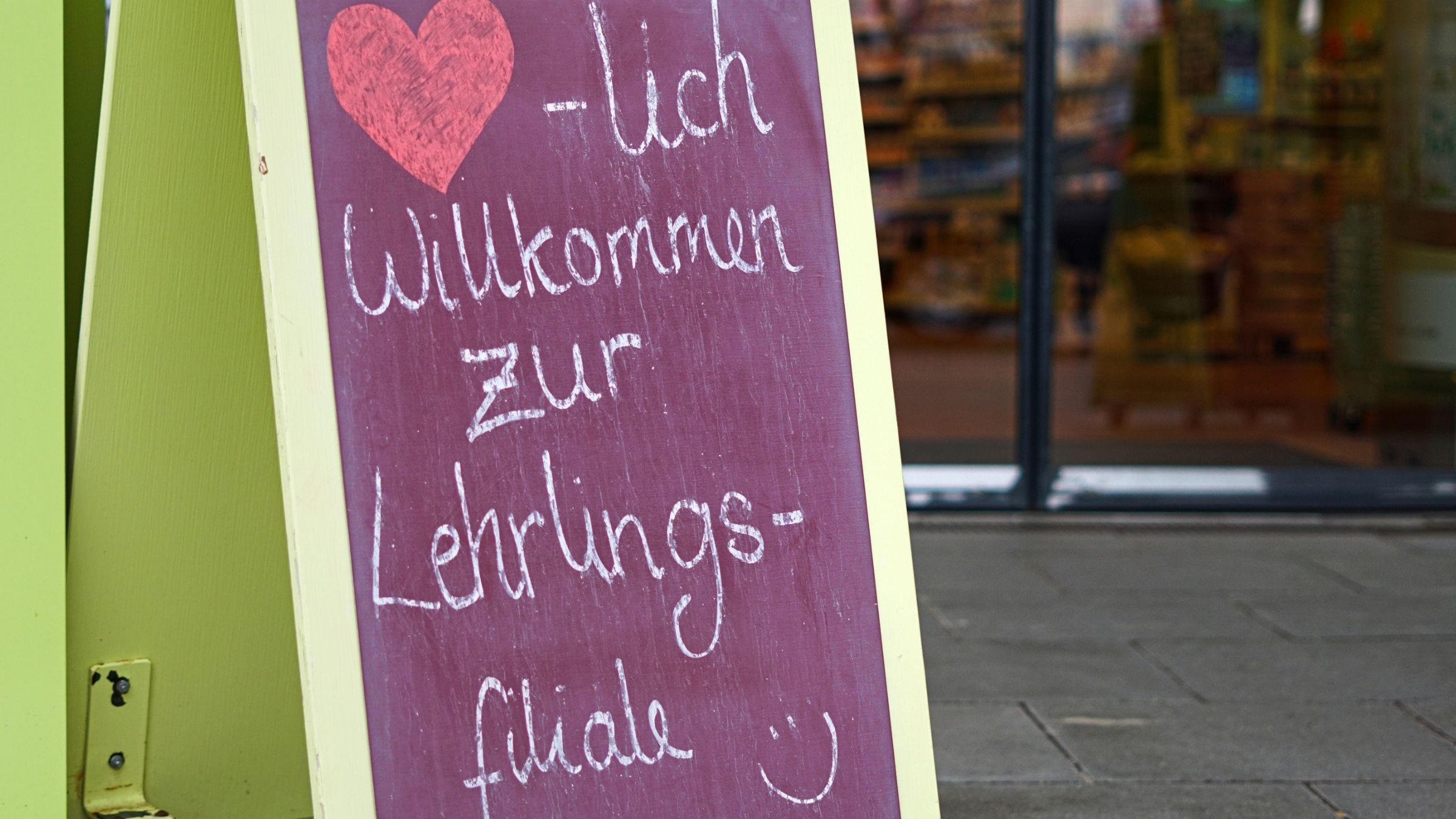 Lehrlingsfiliale im Super Natur Markt