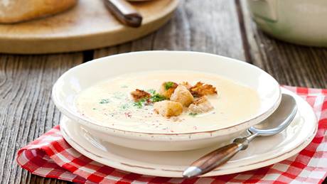 Schweizer Käsesuppe