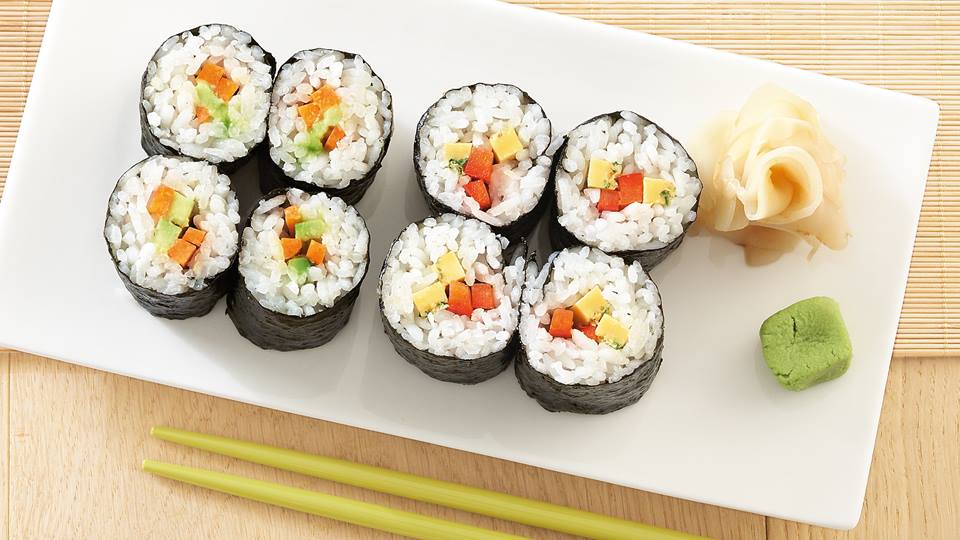 Vegetarisches Sushi