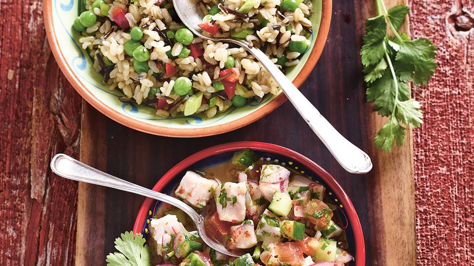 Wildreissalat mit Ceviche
