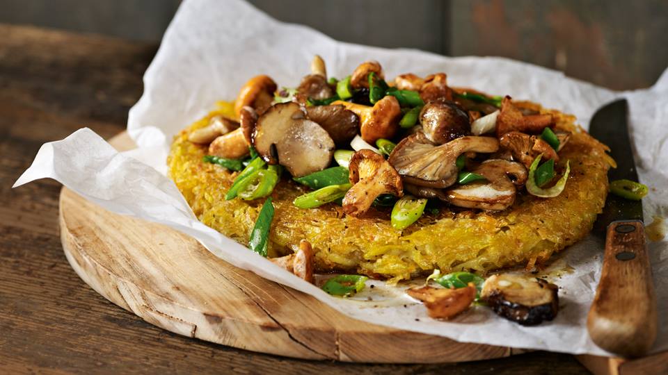 Rösti mit Pilzen