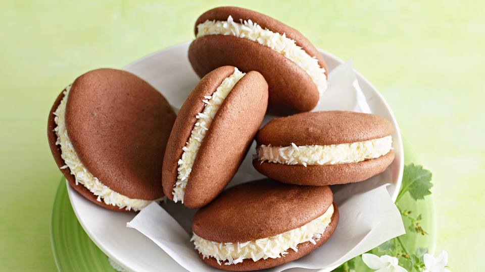 Schokohappen mit Mango-Frischkäse-Füllung