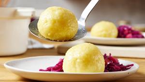 Vegane Kartoffelklöße