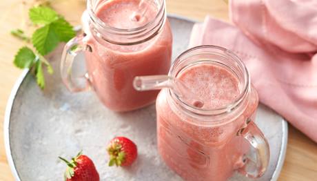 Erdbeermilch selber machen