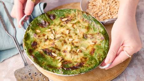 One-Pan Spinatlasagne
