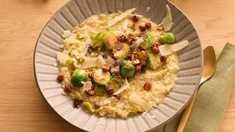 Rosenkohl-Risotto