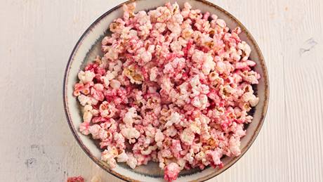 Himbeer-Popcorn