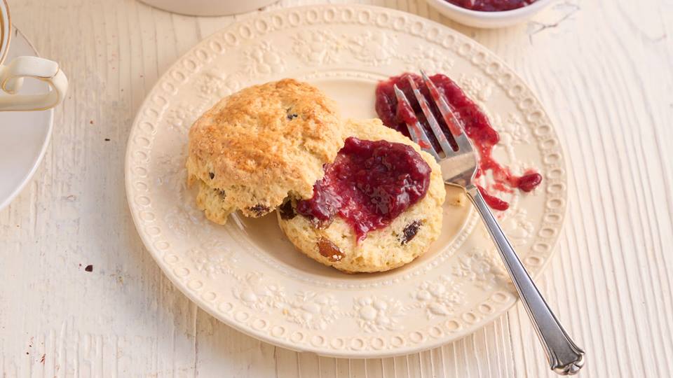 Scones mit Rosinen